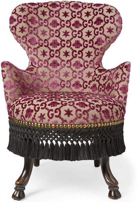 gucci armchair|cushion arm chair luxury.